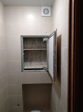 Люк под плитку Нажимной Секрет-Лайт 350*650 Люк под плитку Нажимной Секрет-Лайт 350*650