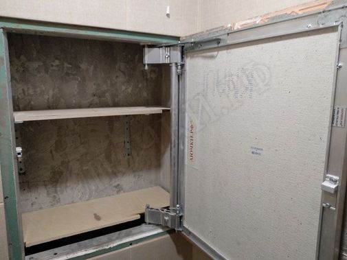 Люк под плитку Нажимной Секрет-Лайт 350*650 Люк под плитку Нажимной Секрет-Лайт 350*650