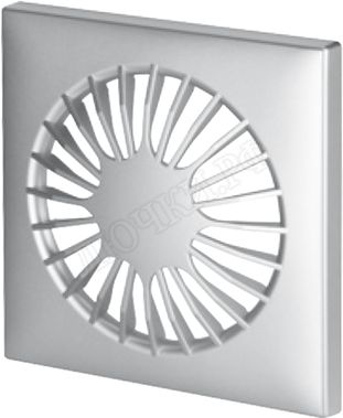 Вытяжной вентилятор Awenta System+, Silent, 100 KWS100, Omega, POSA100, Серебро (сатин), пластик Вытяжной вентилятор Awenta System+, Silent, 100 KWS100, Omega, POSA100, Серебро (сатин), пластик