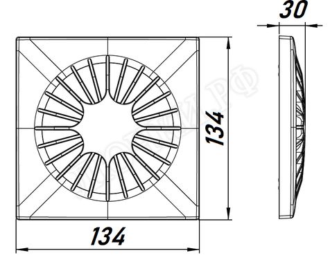 Вытяжной вентилятор Awenta System+, Silent, 100, KWS100, POBI100, Белый, пластик Вытяжной вентилятор Awenta System+, Silent, 100, KWS100, POBI100, Белый, пластик