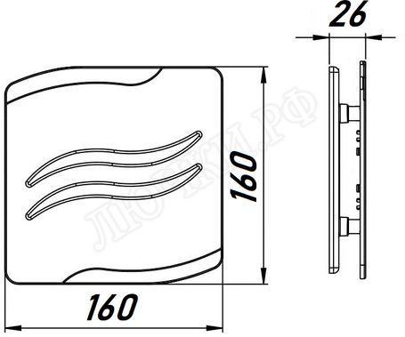 Вытяжной вентилятор Awenta System+, Silent, 100, KWS100, PSE100, Бежевый, пластик Вытяжной вентилятор Awenta System+, Silent, 100, KWS100, PSE100, Бежевый, пластик
